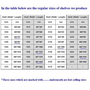 Hiện đại 48 "W x 18" D x 79 "H Heavy Duty 4 tầng sắt dây thép văn phòng có thể điều chỉnh hiển thị màu đen giá kệ - Product Image 5