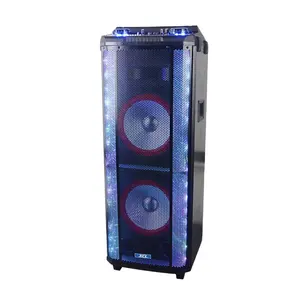 TD1070 altoparlanti da 10 pollici Retro boombox caixa de som subwoofer alimentato altoparlante karaoke portatile da esterno con microfono e dente blu
