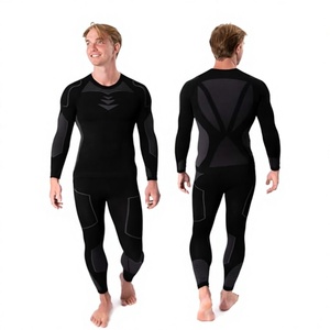 Combinaison intégrale en néoprène pour homme avec col zippé, anti-humidité, noire, pour enfant, écologique, extensible, pour le ski et la neige - Product Image 2
