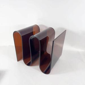 Rõ ràng Acrylic sofa bên bảng S hình kệ sách cuối bảng Acrylic cà phê bookrack bảng cho nhà - Product Image 5