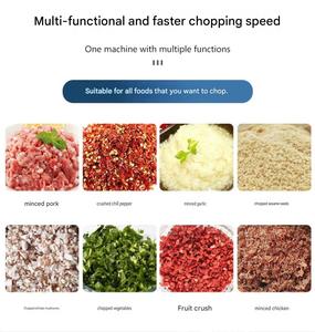 Hachoir <span class=keywords><strong>à</strong></span> légumes et <span class=keywords><strong>à</strong></span> viande de qualité industrielle avec double vitesse pour une productivité élevée dans la restauration - Product Image 3