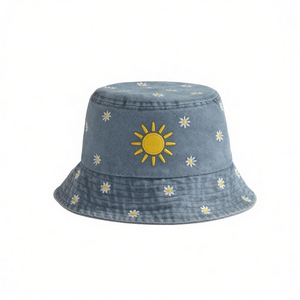 INJVA Custom Design Bucket Hat Waterproof Polyester OEM/ODM Factory Factory Price Bucket Hat Custom All-Over Print Sublimation - Product Image 3