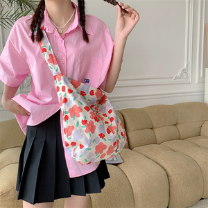 Bolso Bandolera con Estampado de Leopardo, Gran Capacidad, Lona de Algodón, Bolso de Hombro para Mujer para Uso Diario con Bolsillo con Cremallera - Product Image 2