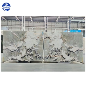 Fondo de mármol Tiffany <span class=keywords><strong>Laguna</strong></span> cristal cuarcita retroiluminado característica pared 20mm 30mm baño tocador superior Bookmatched azulejo de pared - Product Image 4