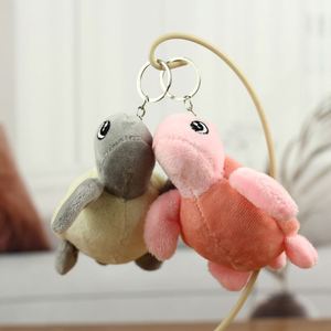 Vente en gros de jouets en peluche d'animaux marins mignons de 12 cm, tortue de mer arc-en-ciel, porte-clés, animal en peluche, ornement suspendu pour cadeau - Product Image 5