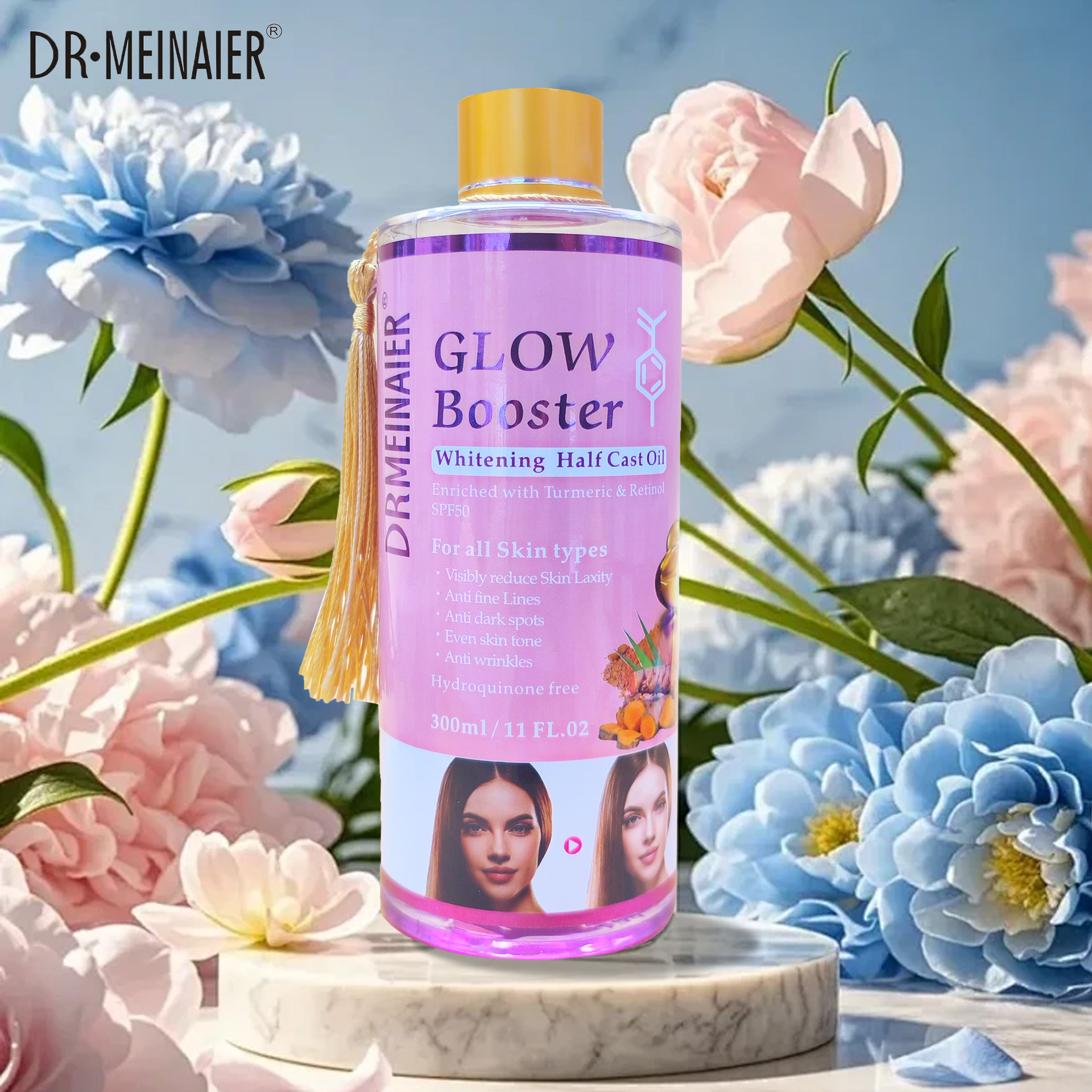 Huile de curcuma et de rétinol