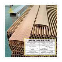 Persienne en aluminium 350*60mm à grain de bois 6063 T6 pour les façades de bâtiments commerciaux du Canada et l'utilisation de la ventilation