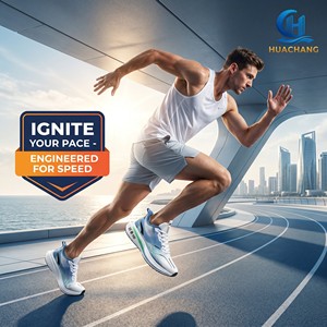 Sneakers Casual <span class=keywords><strong>da</strong></span> Uomo di Alta Qualità, Tomaia in Tessuto Traspirante, Suola Elastica Antiscivolo <span class=keywords><strong>con</strong></span> Piastra in Carbonio Popcorn, <span class=keywords><strong>Scarpe</strong></span> Sportive - Product Image 3