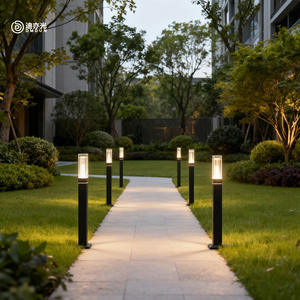 Modern <b>Led</b> Lawn Lamp Simple Power Connection Park Community Waterproof Outdoor Yard Lamp Aluminum Grass Plug Landscape Lamp - Product Image 4