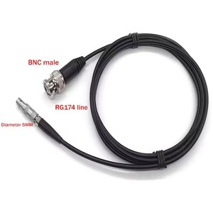   Cable de Osciloscopio Ultrasónico de <span class=keywords><strong>00S</strong></span> a BNC, Compatible con RG174 RG316, con Sonda de Detección de Defectos, Conector C5Q9, 1/2/3/5M - Product Image 4