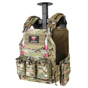 Gilet tactique ARTEX multifonctionnel, porte-plaques, système Molle découpé au laser, pour entraînement extérieur et sécurité tactique - Product Image 2