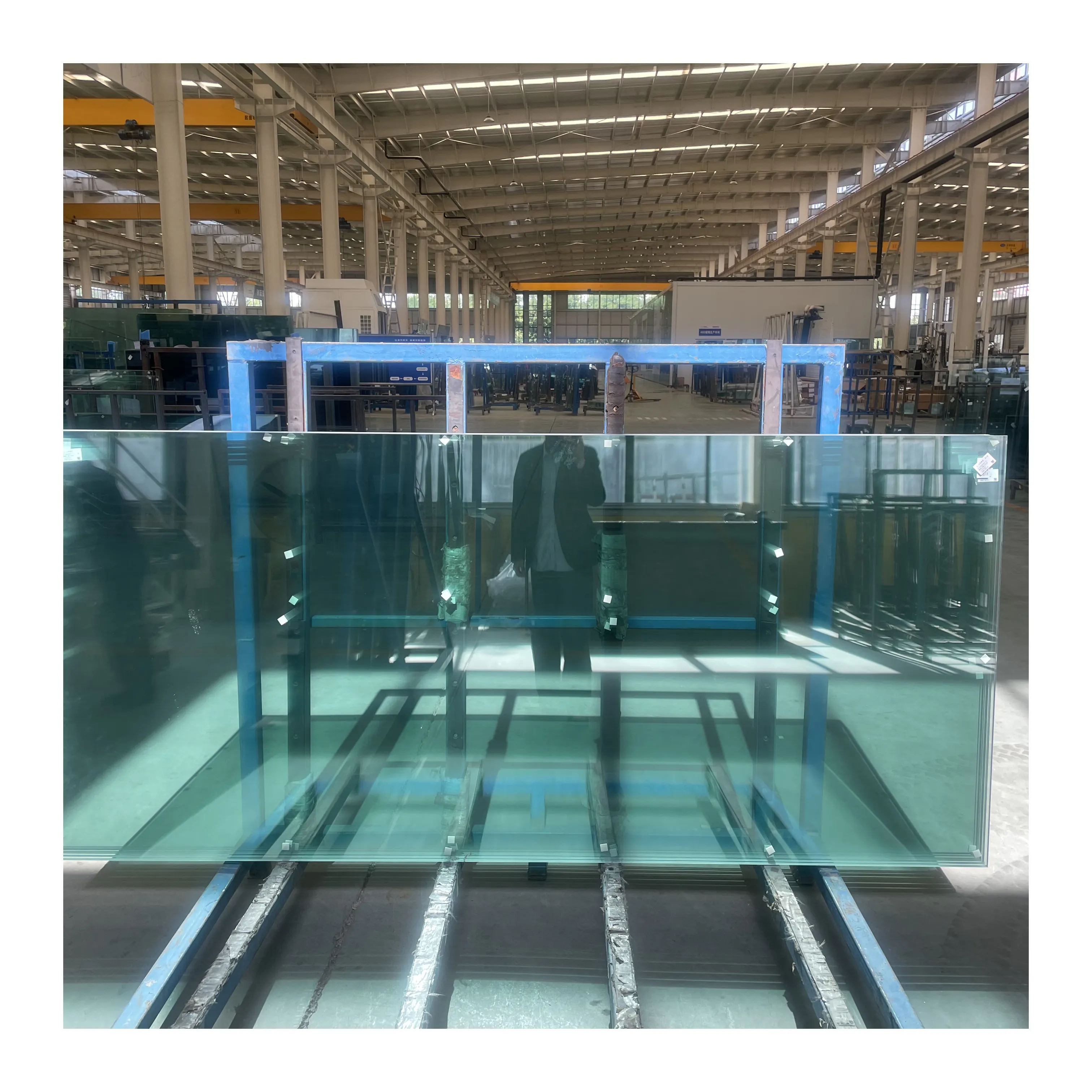 Chine usine en gros 6 mm 8 mm 10 mm 12 mm feu rideau mur verre trempé verre transparent