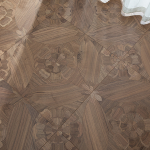 Suelo de Parqué Radial de Teca Multicapa Natural, Acabado Brillante, Grado FSC AB, 18mm 14mm 20mm, para Uso en Interiores - Product Image 2