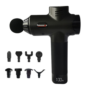 Professional Chiropractic <strong>Massage</strong> Gun <strong>LCD</strong> <strong>Screen</strong> Deep Vibration Therapy Brushless Motor 8 <strong>Massage</strong> Heads 2600mAh Battery-Body Use - Product Image 5