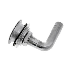 Tubo de ventilación en forma de codo de acero inoxidable Isure de 5/8 pulgadas para barcos y caravanas - Product Image 2