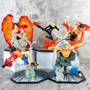 Figuras de One Piece: Roronoa Zoro, Portgas D. Ace, Sabo, <span class=keywords><strong>Vinsmoke</strong></span> Sanji, Muñecos de PVC, Figuras de Acción de Anime, Regalo - Product Image 2