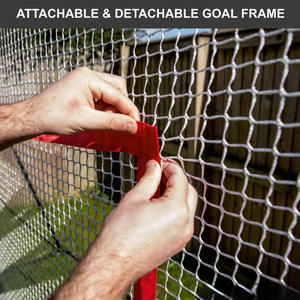Filet <span class=keywords><strong>de</strong></span> sécurité portable 12x9ft Installation gratuite Barrière <span class=keywords><strong>de</strong></span> filet autoportante Rebondisseur <span class=keywords><strong>de</strong></span> football 2-<span class=keywords><strong>en</strong></span>-1 pour l'entraînement - Product Image 4
