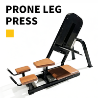 Machine professionnelle de curl des jambes couchées à charge libre pour l'entraînement des fessiers et des ischio-jambiers, équipement de musculation pour studio de fitness et culturisme