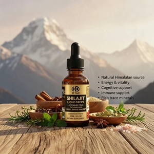 Gouttes liquides de Shilajit 60ML, complément alimentaire himalayen à base de plantes, soutien énergétique, cérébral et immunitaire, saveur personnalisée, complément alimentaire - Product Image 3