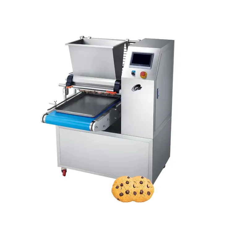 Industrielle automatische Einleger Chocolate Chip Cookie Manuelle Keks machen Maschine für kleine Unternehmen