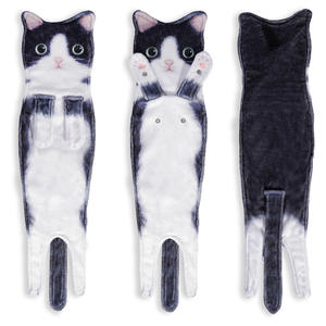 Asciugamani Super Assorbenti e Morbidi a Forma di Gatto, Divertenti per Bagno e <span class=keywords><strong>Cucina</strong></span>, Regali di Compleanno e Natale per Donne e Amanti dei Gatti - Product Image 3