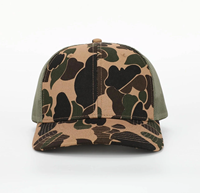 Gorras frontales de espuma con ajuste de media corona, sombreros Snapback personalizados 100% algodón, logotipo bordado, pato, Camuflaje, caza, sombreros de camionero, fabricante