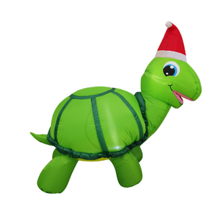 Offre Spéciale 4FT vert tortue tortue gonflable écologique IP44 AC/DC alimenté pour la maison fête décorations de noël lumière LED - Product Image 1