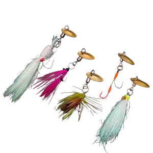 SNEDA Lot de 5 leurres de pêche à la mouche en PVC | Nymphes d'insectes réalistes avec hameçons pour la perche de brochet et la carpe - Product Image 5