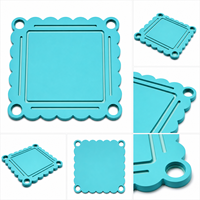 Tapis flottant américain de mahjong 31,5 pouces en mousse EVA couleur macaron antidérapant imperméable pliable écologique portable classique
