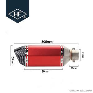 Silenziatore Universale per Moto CB400 con Diametro 51MM e Killer BD - Product Image 4