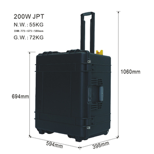 Nettoyeur laser à fibre portable 100W 200W pour l'élimination de la peinture et de la rouille sur l'acier inoxydable, le verre, le métal, l'acier, l'aluminium, nouveau - Product Image 4