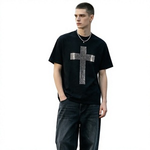 Camiseta de Manga Corta de Alta Calidad 100% Algodón Tejido para Hombre, Transpirable, Antiencogimiento, de Secado Rápido - Product Image 4