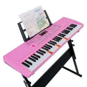 61 tuşları ışık klavye elektronik org müzik piyano enstrüman programlama kayıt oynatma fonksiyonu elektronik klavye