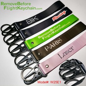 Dragonne courte porte-clés avec mousqueton <span class=keywords><strong>en</strong></span> alliage de zinc <span class=keywords><strong>en</strong></span> forme d'aigle pour sublimation thermique, pour voiture et moto - Product Image 2