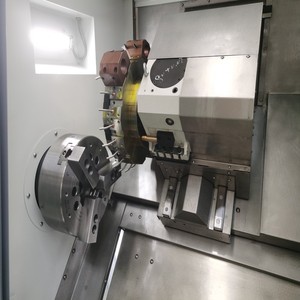 Trung Quốc Nhà máy <span class=keywords><strong>CNC</strong></span> nghiêng giường máy tiện GL-570Y tiện và phay trung tâm với Y trục <span class=keywords><strong>CNC</strong></span> máy tiện - Product Image 4