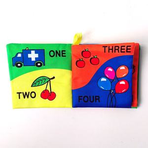 Best-seller 3d bébé <span class=keywords><strong>livre</strong></span> en tissu bébé apprentissage animaux fruits formes chiffres <span class=keywords><strong>anglais</strong></span> lavable tissu <span class=keywords><strong>livre</strong></span> - Product Image 5
