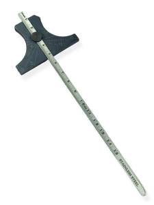 Jauge de profondeur en acier inoxydable de 0 à 150 mm (0 à 6 pouces) pour les mesures métriques et impériales - Product Image 3