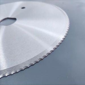 200mm/250mm/300mm/lâminas serrilhadas circulares da elevada precisão lâminas de aço inoxidável da faca do cortador redondo com borda afiada - Product Image 3
