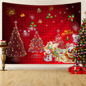 Tapiz de poliéster para chimenea de Navidad, tapiz de pared, decoración de pared, impresión HD, resistente a la decoloración, arte, venta al por mayor, Bohemia 2 - Product Image 6