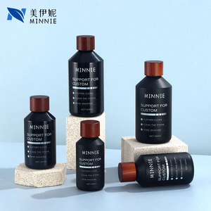 มินนี่ ซัพพอร์ต สำหรับขวดน้ำยาขจัดคราบเสื้อผ้าแบบกำหนดเอง ขนาด 300 มล. 500 มล. ขวด PET ฝาไม้ สำหรับซักมือ - Product Image 2