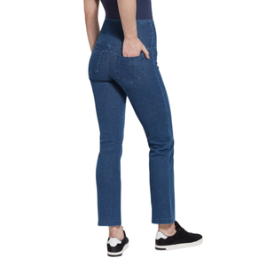 2024 pantalones de mezclilla azul oscuro vintage recto suelto casual jeans de mujer fabricantes venta directa al por mayor legging de mezclilla de mujer - Product Image 6