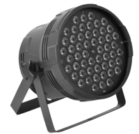 Projecteur LED Par DMX512 54x3W RGBW pour scène, DJ, fête, discothèque, événement, éclairage de scène professionnel, boîtier en aluminium, 150W