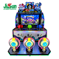 Machine de jeu d'arcade Hammer Mecha God 3P à monnayeur, très rentable, interactive multijoueur pour divertissement intérieur