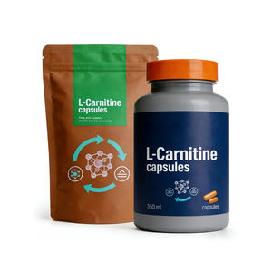 Premium <span class=keywords><strong>L</strong></span>-Carnitin Kapseln Hochreine Form Maßgeschneiderte Formulierungen Private Label Herstellung OEM COA GMP ISO Bio-Zertifiziert - Product Image 3