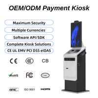 Quioscos de Pago de Autoservicio con Pantalla Táctil de 27 y 32 Pulgadas, Lector de Tarjetas de Crédito y Pasaportes, Máquina de Cambio de Divisas, Reciclador de Monedas