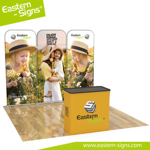 Xách tay dễ dàng cài đặt vải 3D Pop Up hiển thị đứng căng thẳng vải <span class=keywords><strong>Photo</strong></span> Booth <span class=keywords><strong>Backdrop</strong></span> cho <span class=keywords><strong>Photo</strong></span> Booth - Product Image 2