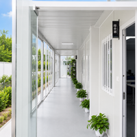 Maison modulaire préfabriquée de haute qualité, amovible et à installation rapide, style villa, appartement mobile, design moderne