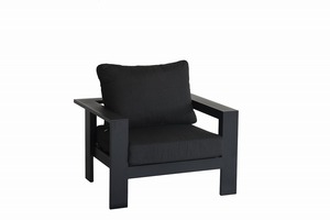 Nikko Modern Luxury Outdoor Garten Sofa Set Patio 6-teiliger schwarzer Sofa Garten - Product Image 4