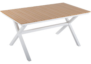 Aluminum Outdoor Wood Plastic Chairs and <b>Table</b> Waterproof Patio Furniture Outdoor Hotel Resort Leisure Garden Outdoor <b>Tables</b> - Product Image 3