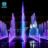 Çin Paslanmaz Çelik 304 Dış Mekan Su Çeşmesi Fabrikası Programlanabilir Müzikli Çeşme DMX512 Kontrol Sistemi Çocuk Oyun Fonksiyonu